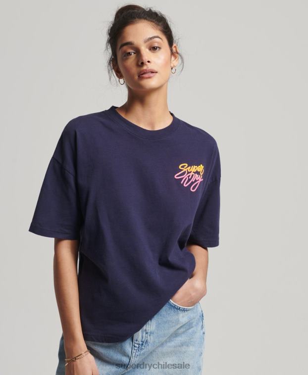 mujer Superdry Armada camiseta cali vintage 2R68Z6267