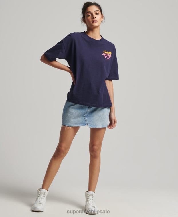 mujer Superdry Armada camiseta cali vintage 2R68Z6267