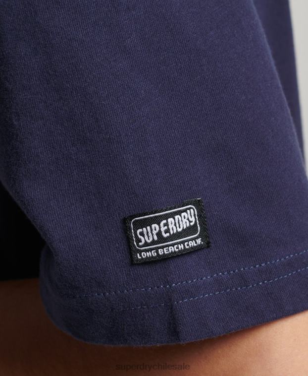 mujer Superdry Armada camiseta cali vintage 2R68Z6267