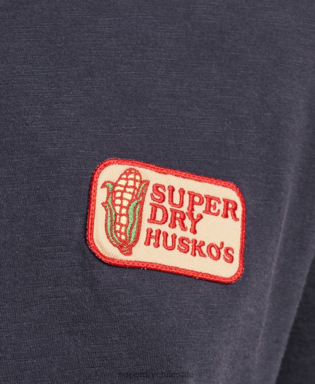 mujer Superdry Armada camiseta holgada con parche del logo de los años 90 2R68Z2836