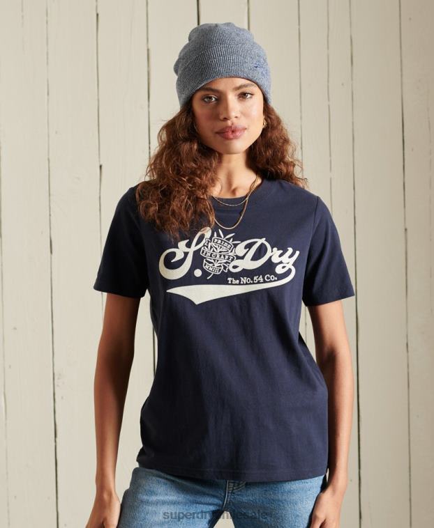mujer Superdry Armada orgullo en la camiseta artesanal 2R68Z6284
