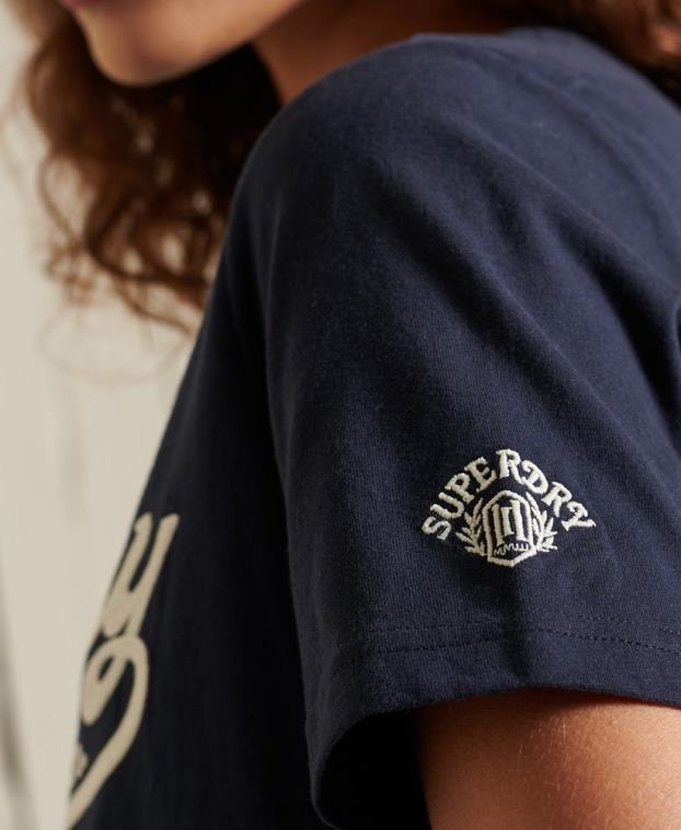 mujer Superdry Armada orgullo en la camiseta artesanal 2R68Z6284