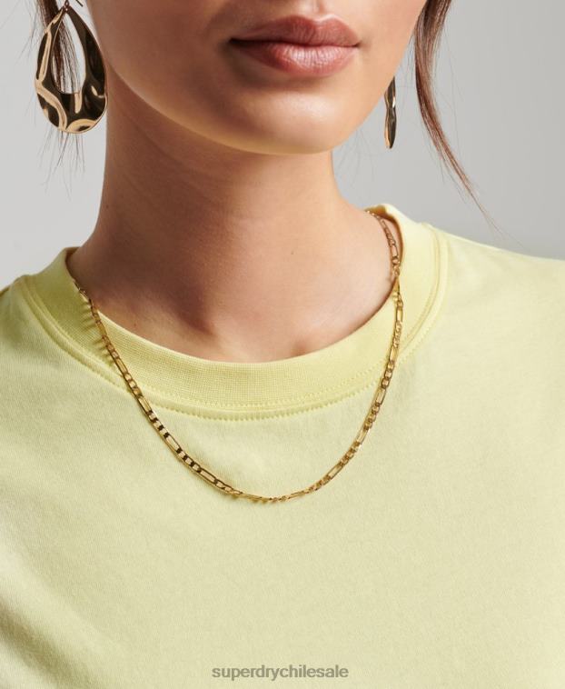 mujer Superdry amarillo camiseta de algodón orgánico studios essential 2R68Z6250