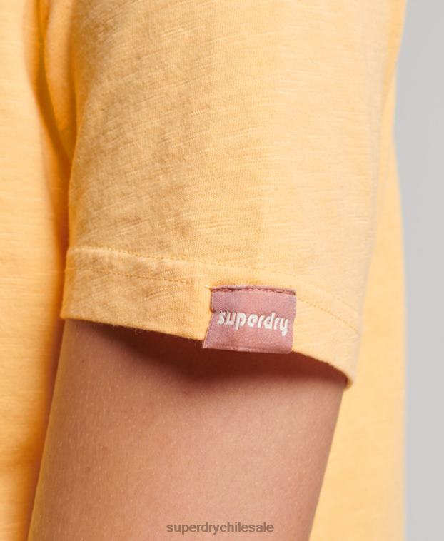 mujer Superdry amarillo camiseta sombra vintage 2R68Z2267