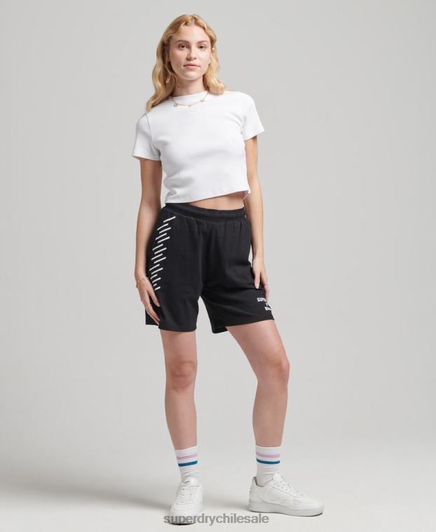 mujer Superdry blanco playera corta code heritage 2R68Z2843