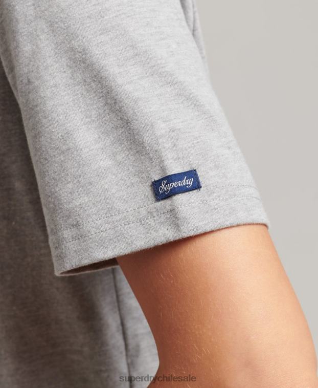 mujer Superdry gris camiseta orgullo y artesanía 2R68Z2808