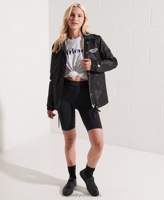 mujer Superdry gris claro universidad camiseta gráfica 2R68Z2719