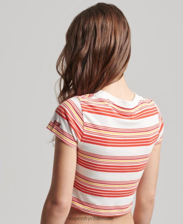 mujer Superdry multi camiseta corta vintage de algodón orgánico 2R68Z6266