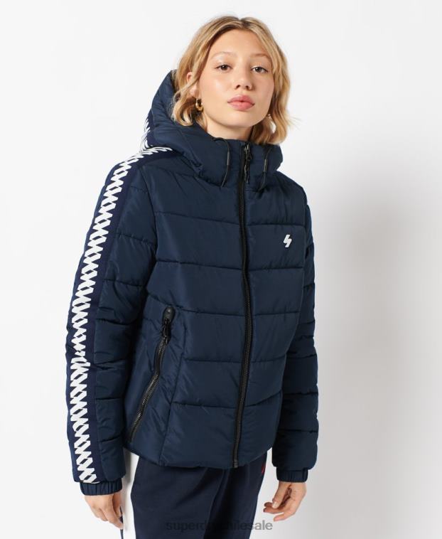 mujer Superdry Armada chamarra acolchada Spirit con cinta del logo Code 2R68Z5586