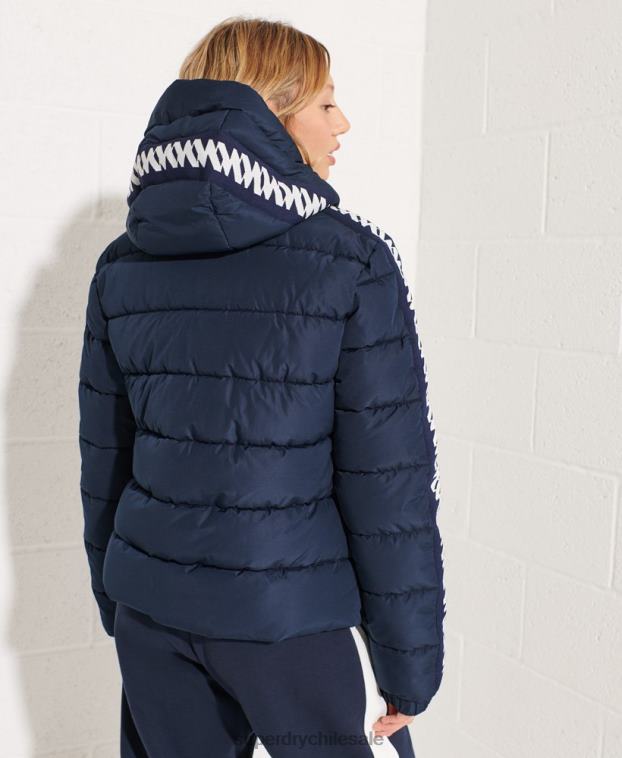 mujer Superdry Armada chamarra acolchada Spirit con cinta del logo Code 2R68Z5586