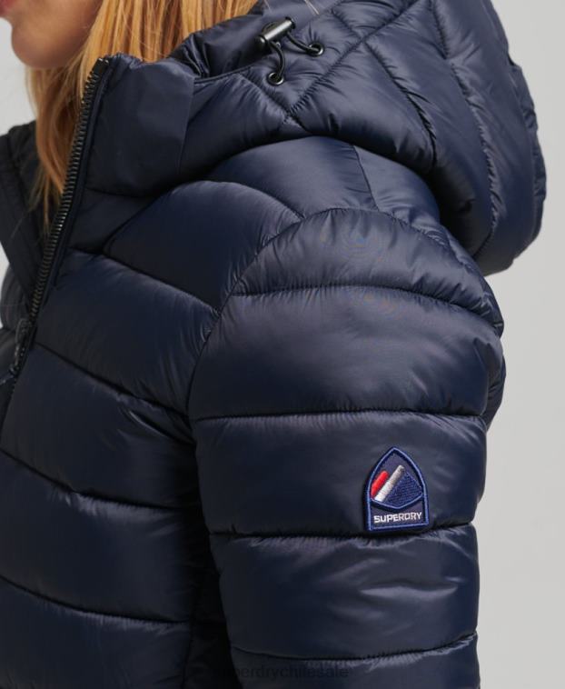 mujer Superdry Armada chamarra acolchada clásica con capucha 2R68Z3687