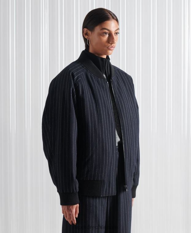 mujer Superdry Armada chamarra bomber sdx de raya diplomática de edición limitada 2R68Z5536