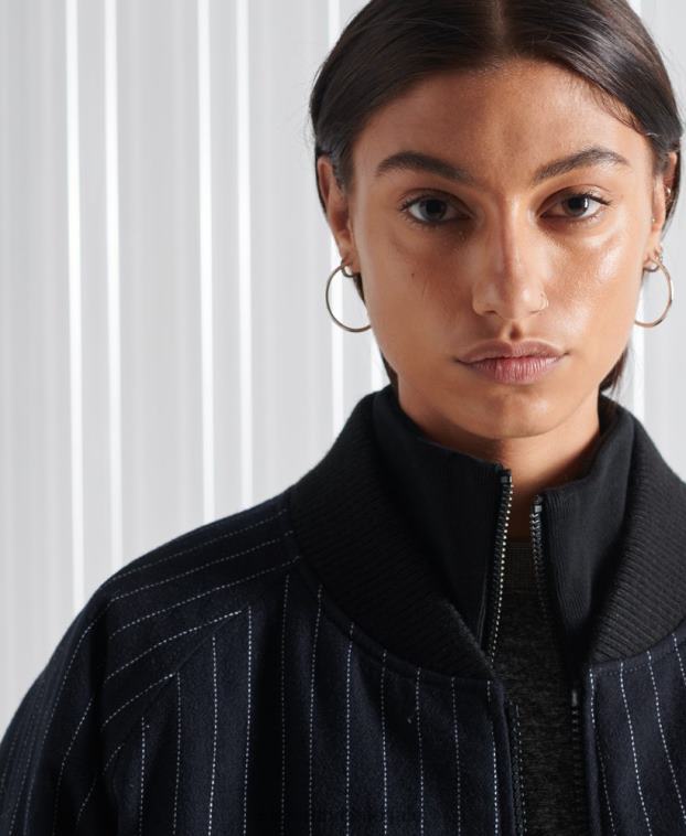 mujer Superdry Armada chamarra bomber sdx de raya diplomática de edición limitada 2R68Z5536