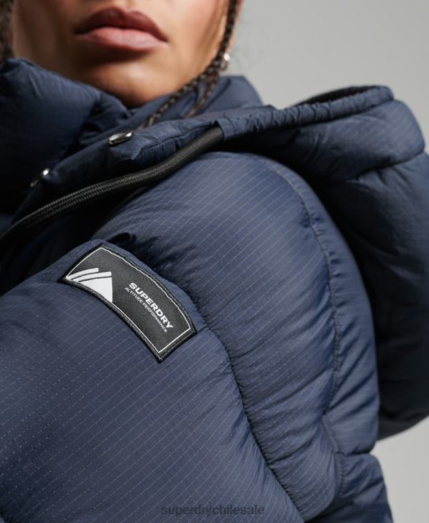 mujer Superdry Armada chamarra capitonada con capucha 2R68Z3689
