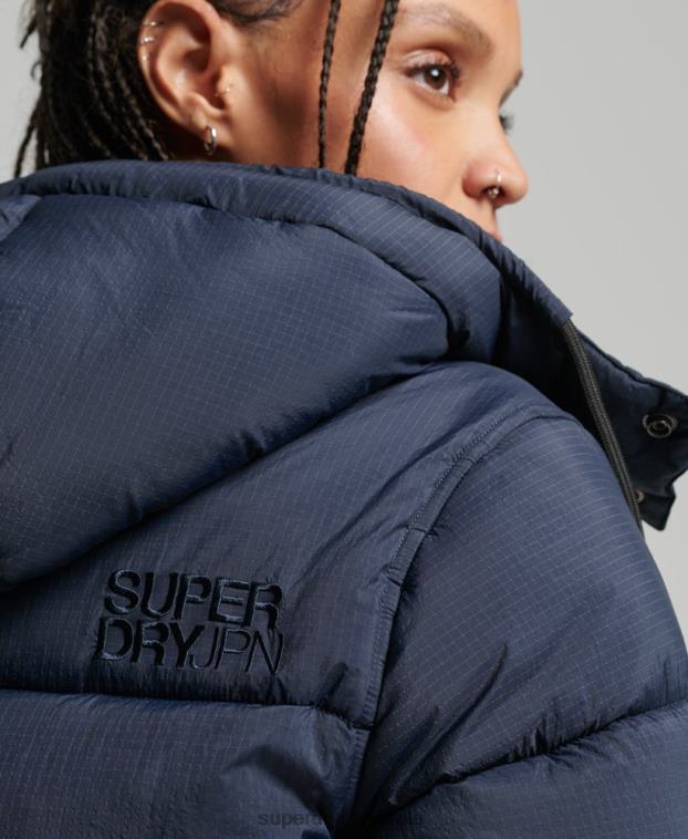 mujer Superdry Armada chamarra capitonada con capucha 2R68Z3689
