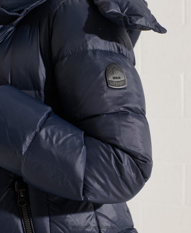 mujer Superdry Armada chamarra de montaña con capucha 2R68Z5598