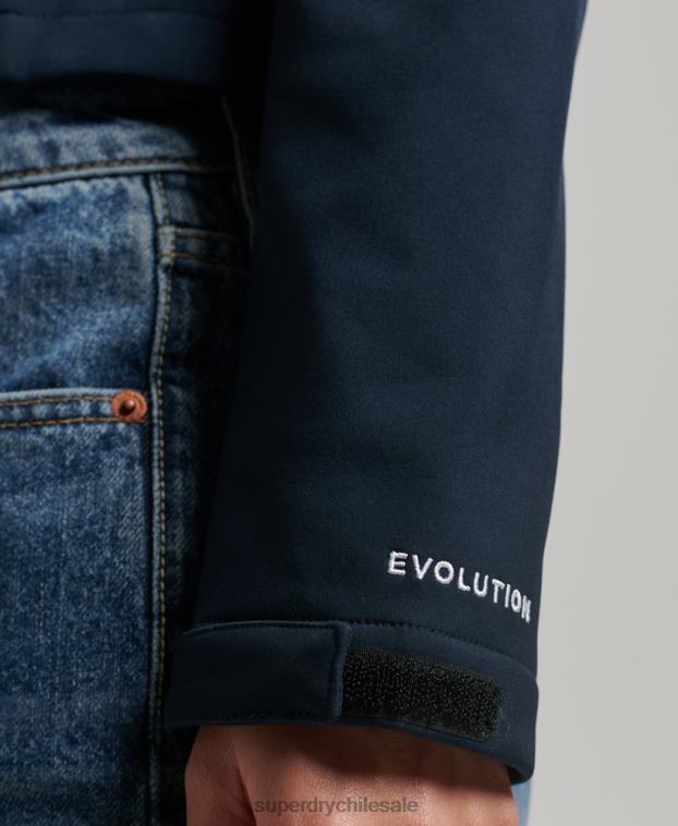 mujer Superdry Armada chamarra softshell con capucha de código trekker 2R68Z3524
