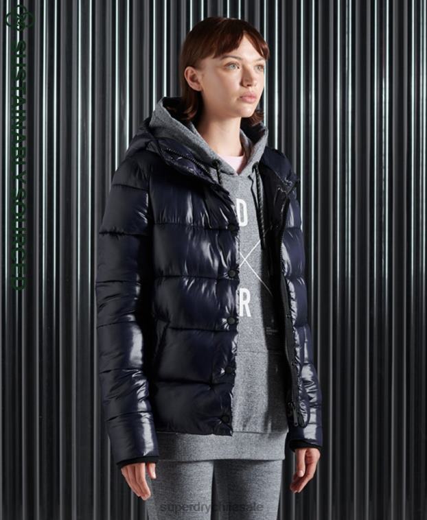 mujer Superdry Armada chamarra toya de alto brillo 2R68Z3853