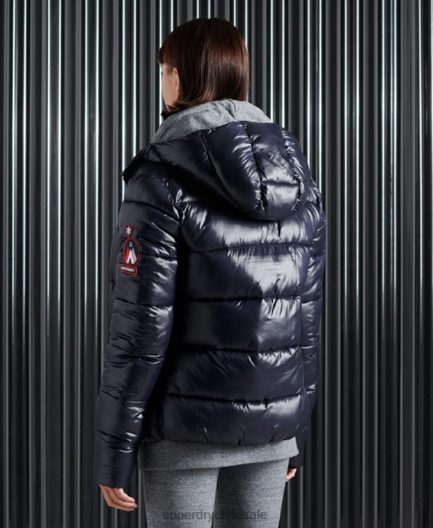 mujer Superdry Armada chamarra toya de alto brillo 2R68Z3853