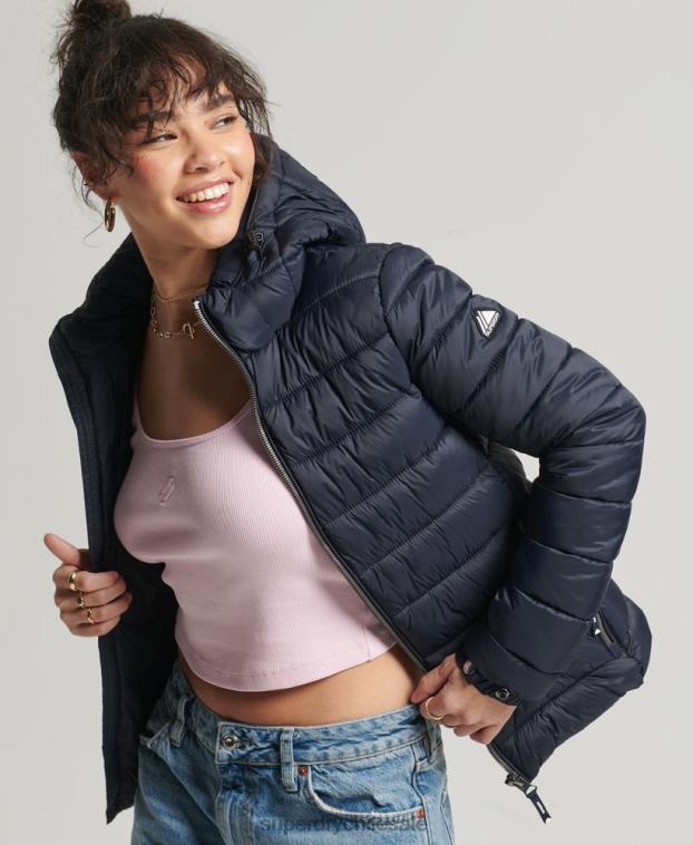 mujer Superdry Armada chaqueta acolchada clásica de fuji 2R68Z3657