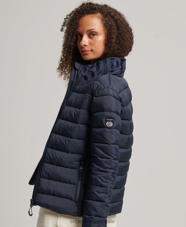mujer Superdry Armada chaqueta acolchada con logo clásico 2R68Z5486