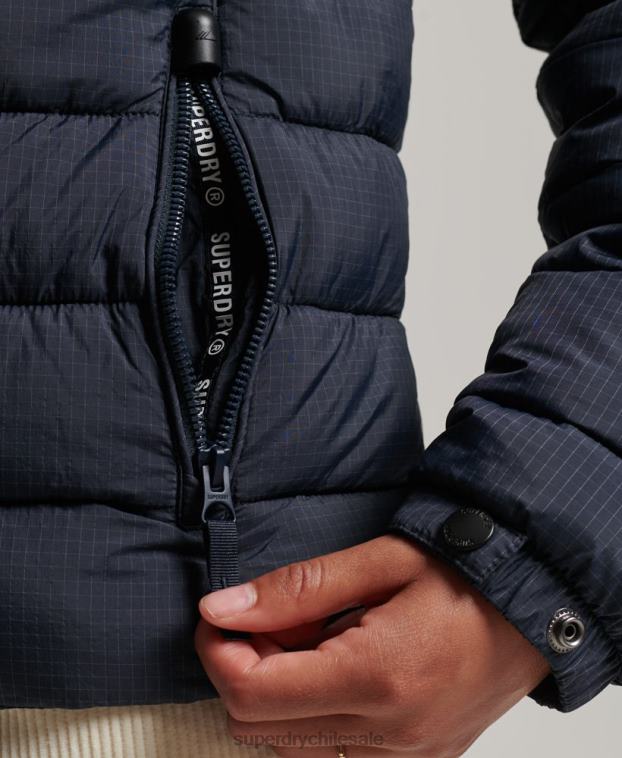mujer Superdry Armada chaqueta acolchada con logo clásico 2R68Z5486