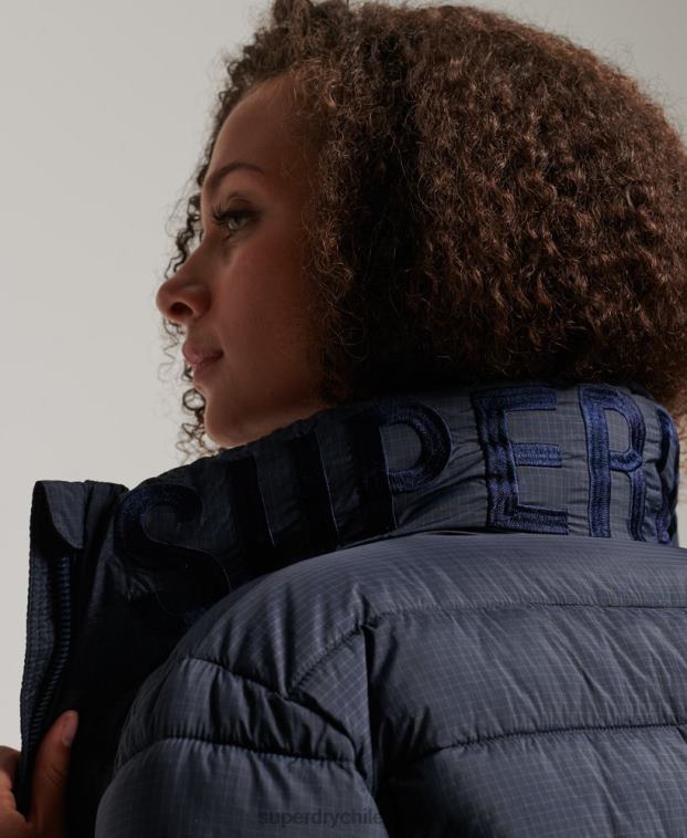 mujer Superdry Armada chaqueta acolchada con logo clásico 2R68Z5486
