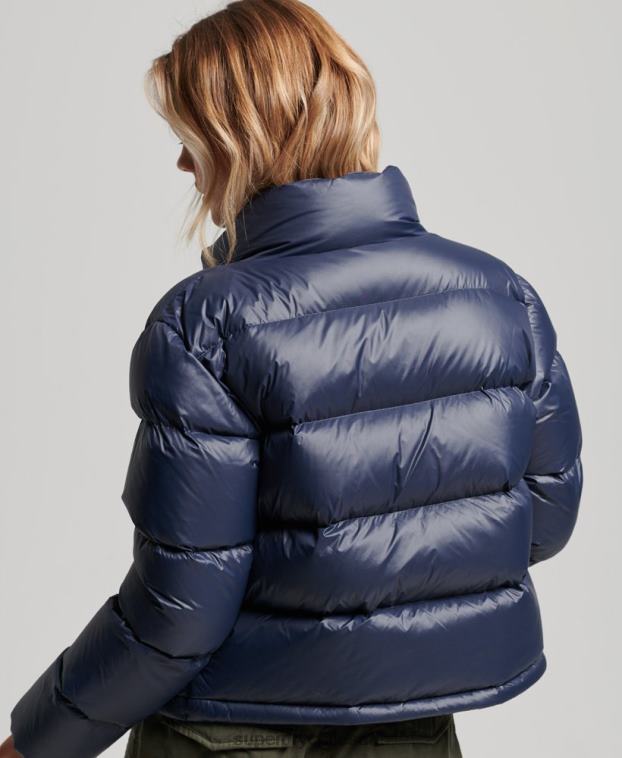 mujer Superdry Armada chaqueta acolchada de plumón alpino de lujo 2R68Z5687