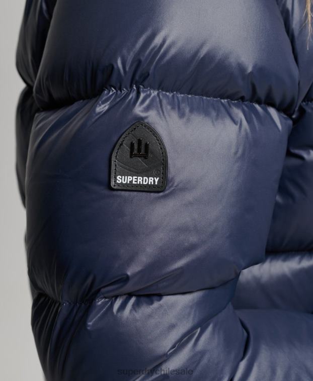 mujer Superdry Armada chaqueta acolchada de plumón alpino de lujo 2R68Z5687