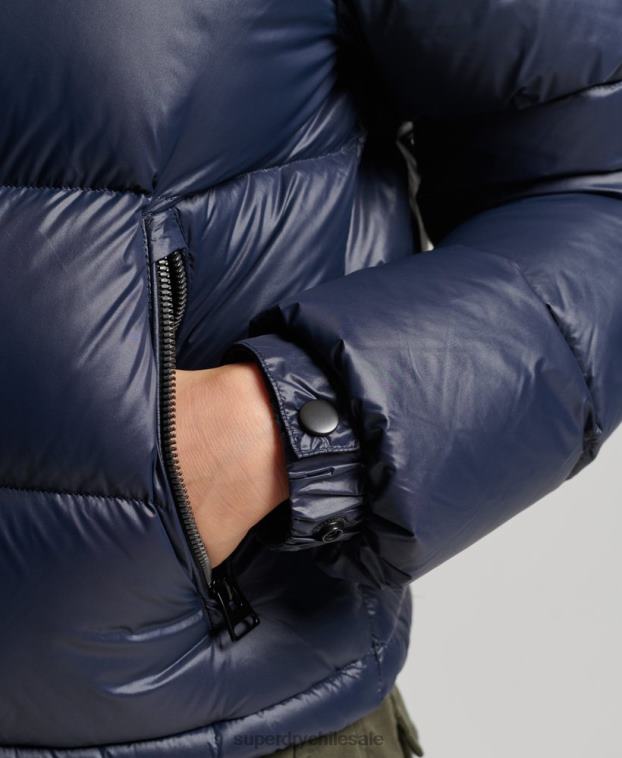 mujer Superdry Armada chaqueta acolchada de plumón alpino de lujo 2R68Z5687