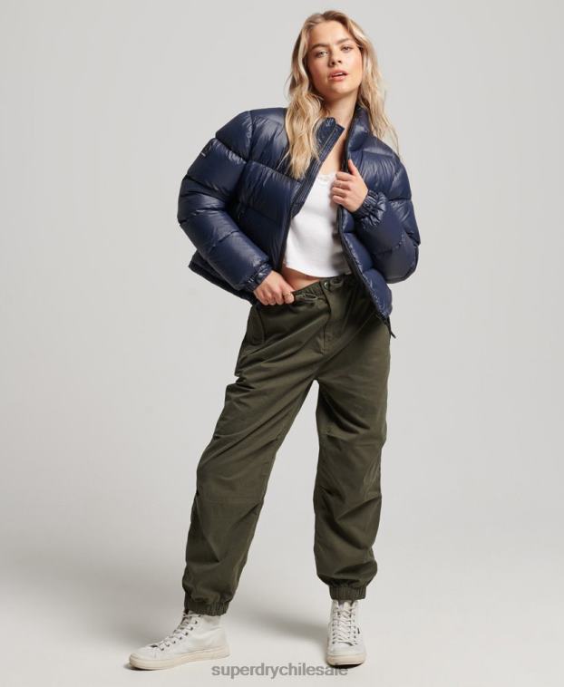 mujer Superdry Armada chaqueta acolchada de plumón alpino de lujo 2R68Z5687