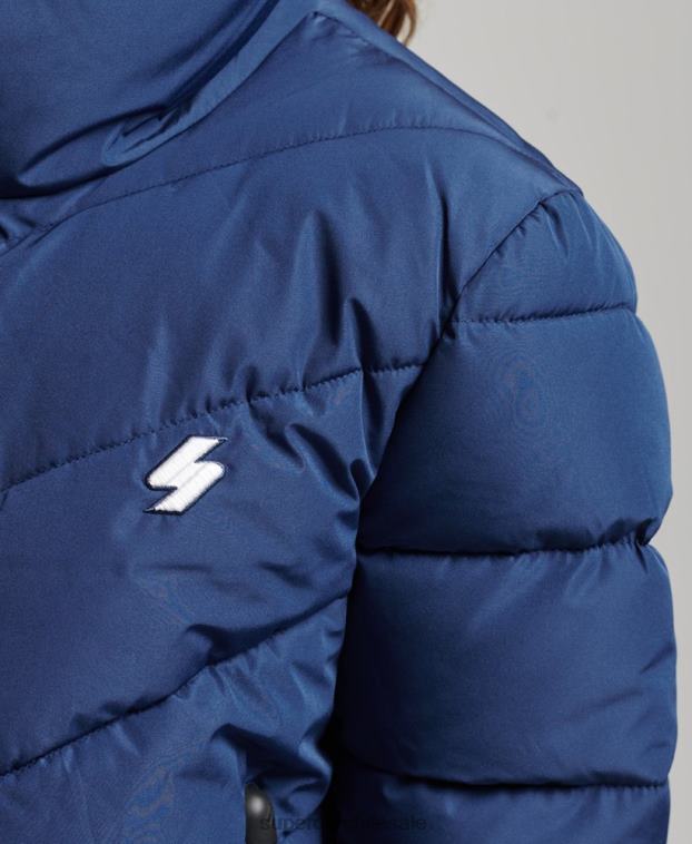 mujer Superdry Armada chaqueta acolchada deportiva sin capucha 2R68Z3760