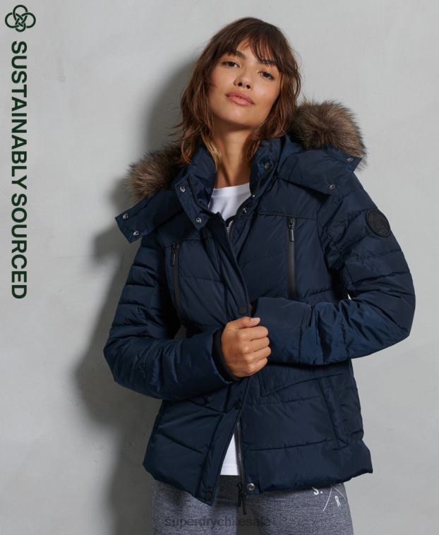 mujer Superdry Armada chaqueta acolchada glaciar 2R68Z5654