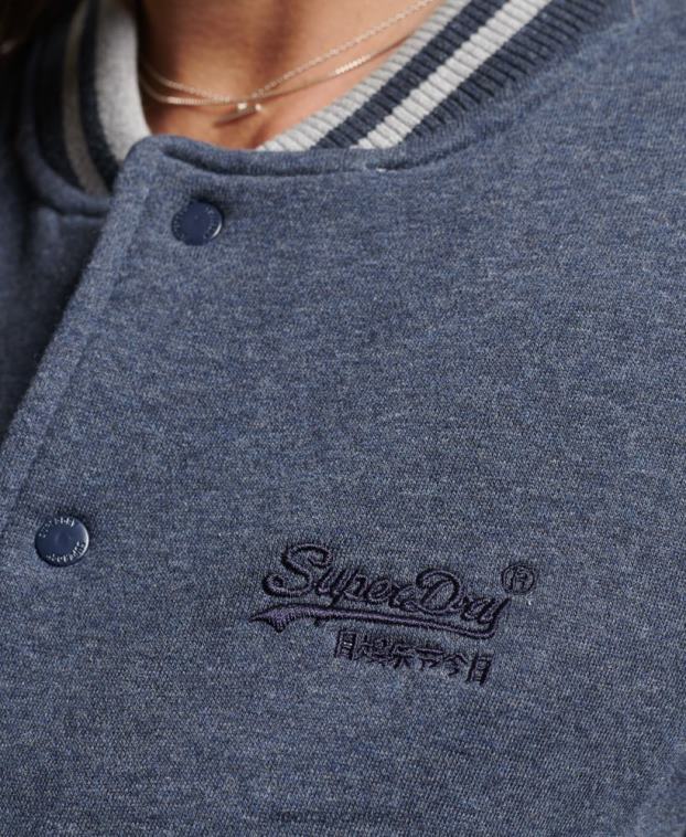 mujer Superdry Armada chaqueta bomber de punto esencial 2R68Z3500