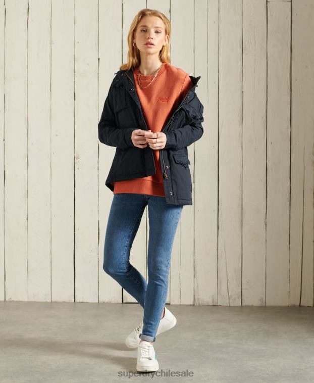 mujer Superdry Armada chaqueta clásica de rookie borg 2R68Z5583