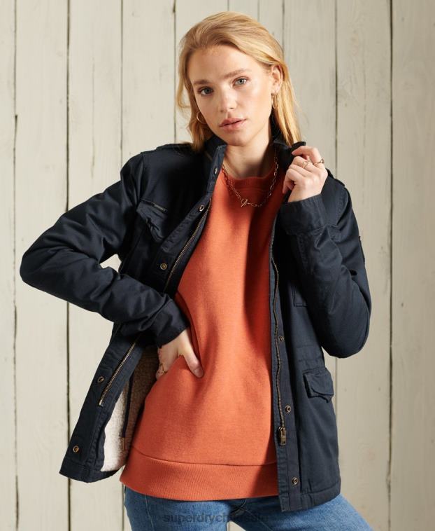 mujer Superdry Armada chaqueta clásica de rookie borg 2R68Z5583
