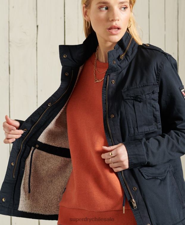 mujer Superdry Armada chaqueta clásica de rookie borg 2R68Z5583