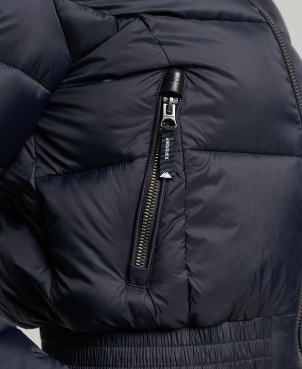 mujer Superdry Armada chaqueta corta con capucha fuji 2R68Z3803