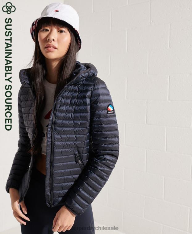 mujer Superdry Armada chaqueta de plumón central 2R68Z5719