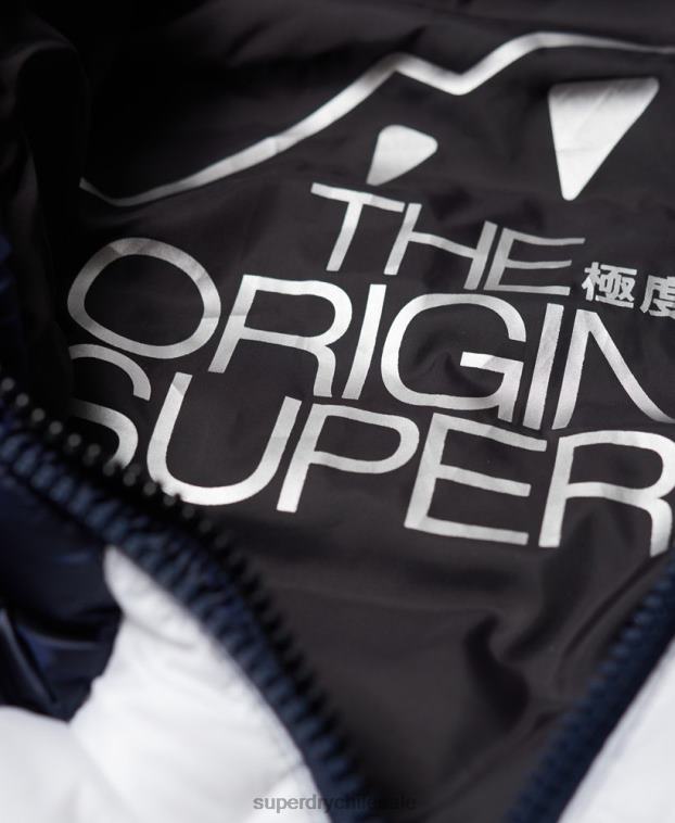 mujer Superdry Armada chaqueta fuji con chevron de lujo offshore 2R68Z5703