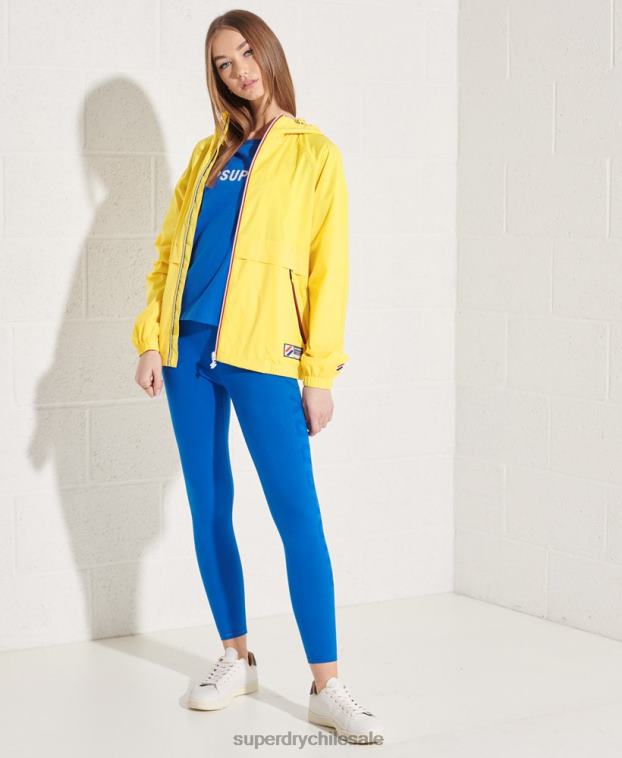 mujer Superdry amarillo chamarra ligera code sport 2R68Z5637