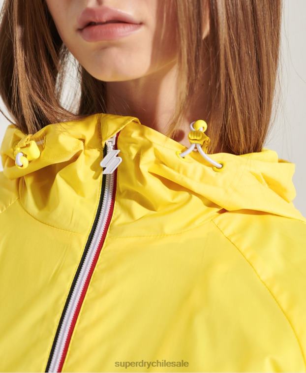 mujer Superdry amarillo chamarra ligera code sport 2R68Z5637