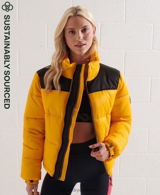 mujer Superdry amarillo chaqueta de código 2R68Z5477