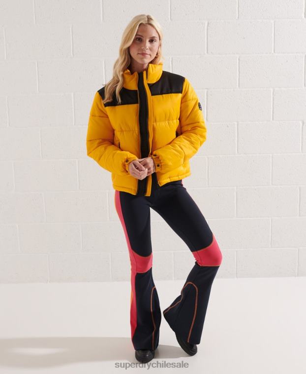 mujer Superdry amarillo chaqueta de código 2R68Z5477