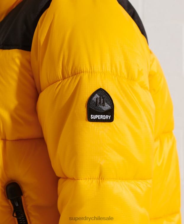 mujer Superdry amarillo chaqueta de código 2R68Z5477