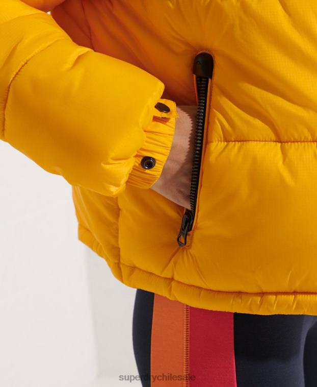 mujer Superdry amarillo chaqueta de código 2R68Z5477