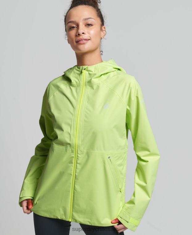 mujer Superdry amarillo chaqueta impermeable 2R68Z5500