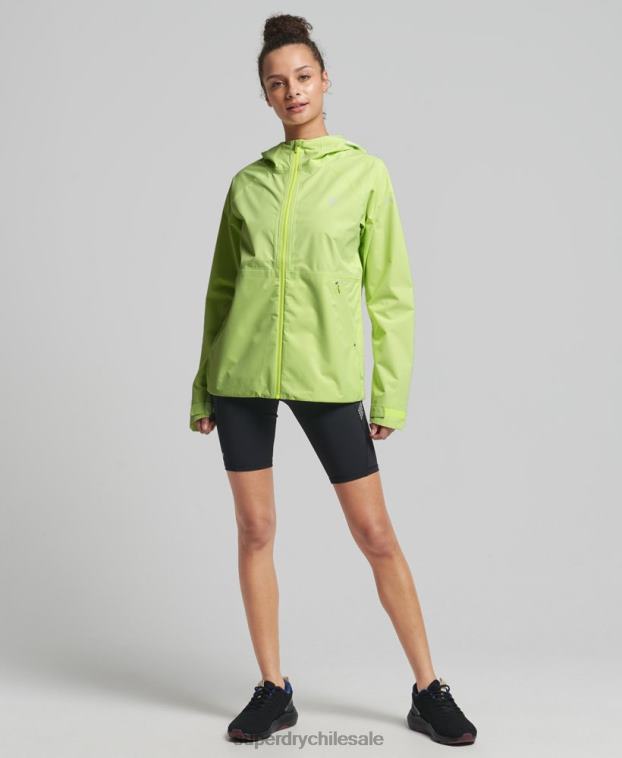 mujer Superdry amarillo chaqueta impermeable 2R68Z5500