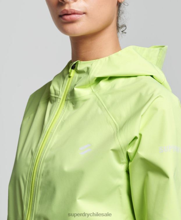 mujer Superdry amarillo chaqueta impermeable 2R68Z5500