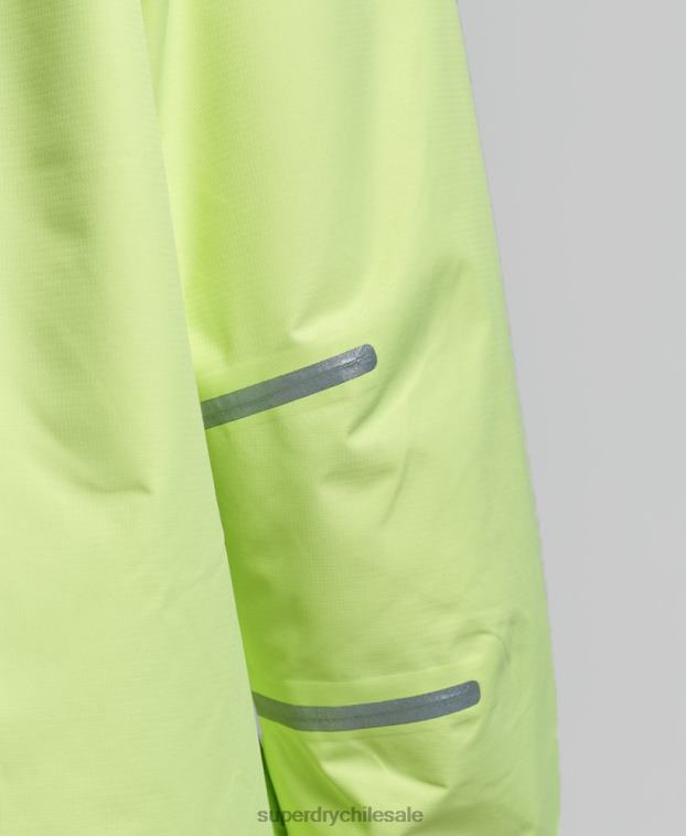 mujer Superdry amarillo chaqueta impermeable 2R68Z5500